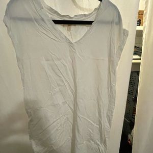 Cloth & Stone white fringe dress
